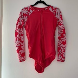 All In Motion Long Sleeve One Piece Swimsuit